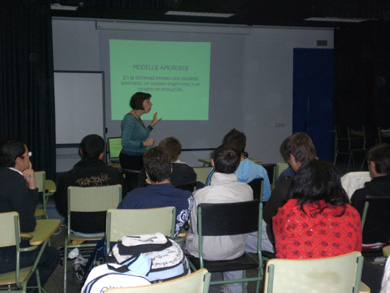 Un instante del taller en Alfafar